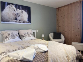 Renovated flat facing Mont Blanc